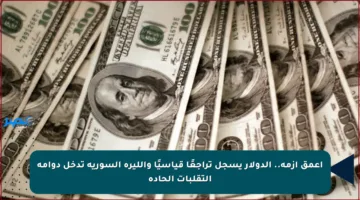 أعمق أزمة.. الدولار يسجل تراجعًا قياسيًا والليرة السورية تدخل دوامة التقلبات الحادة